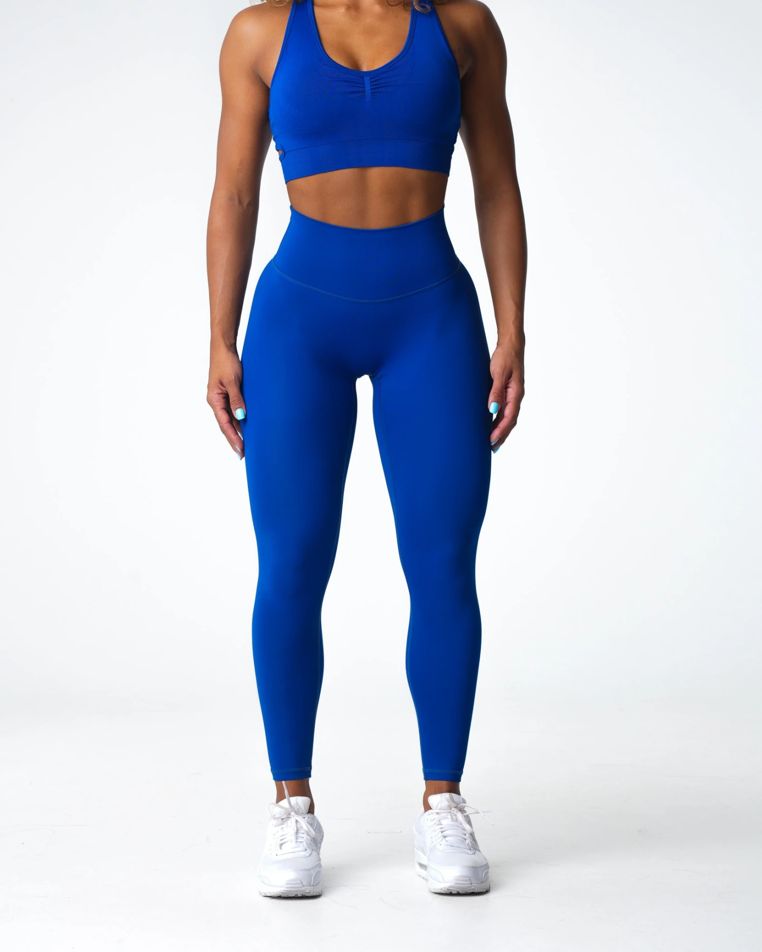 Sapphire Blue High Waisted Buttery Soft Leggings - Signature 2.0 3 Sapphire Blue High Waisted Buttery Soft Leggings - Signature 2.0 - Image 3