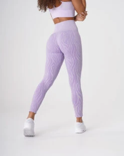 Lilac Zebra Seamless High Waisted Workout Leggings 6 Lilac Zebra Seamless High Waisted Workout Leggings -NVGTN Sportswear Shop DSC08657