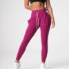 Premium High Waisted Berry Joggers for Gym and Rest Days