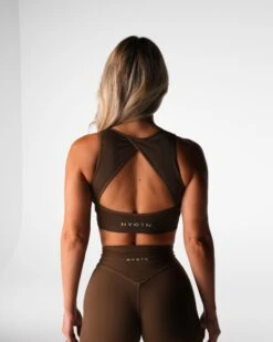 Elm Empower Seamless Bra: Triangle Back Workout Top