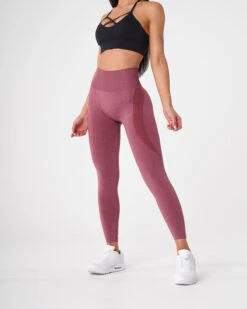 NVGTN Maroon Contour Seamless Leggings